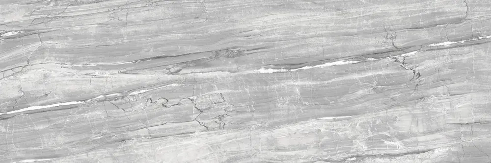 Настенная плитка ALMA Ceramica TWU93SGP77R Singapore 90x30 серая глянцевая под камень