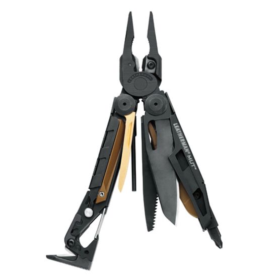 Мультитул-инструмент Leatherman Мод. MUT BLACK (16 инструментов)(12,7см)(317г.)(чехол: нейлон MOLLE-GREEN)