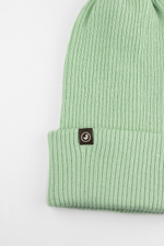 Шапка вязаная-резинка хлопковая КЭП(Шалфей)