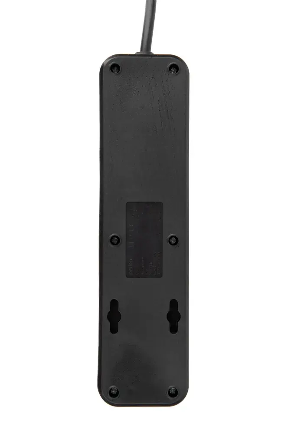 Сетевой фильтр Perfeo "POWER STREAM", 2500W, двойная защита, 2м, 3 розетки, 3 USB, черный.