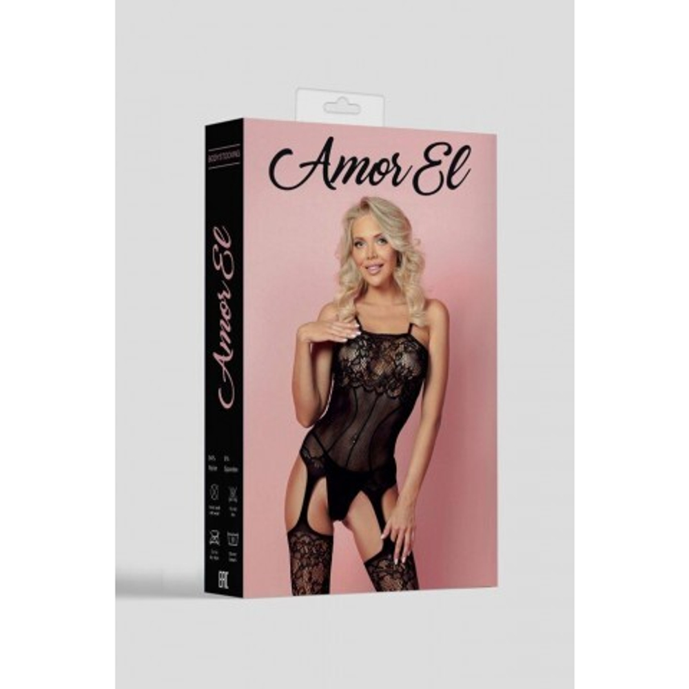 Кетсьюит (боди-комбинезон) Isabel S/L черный