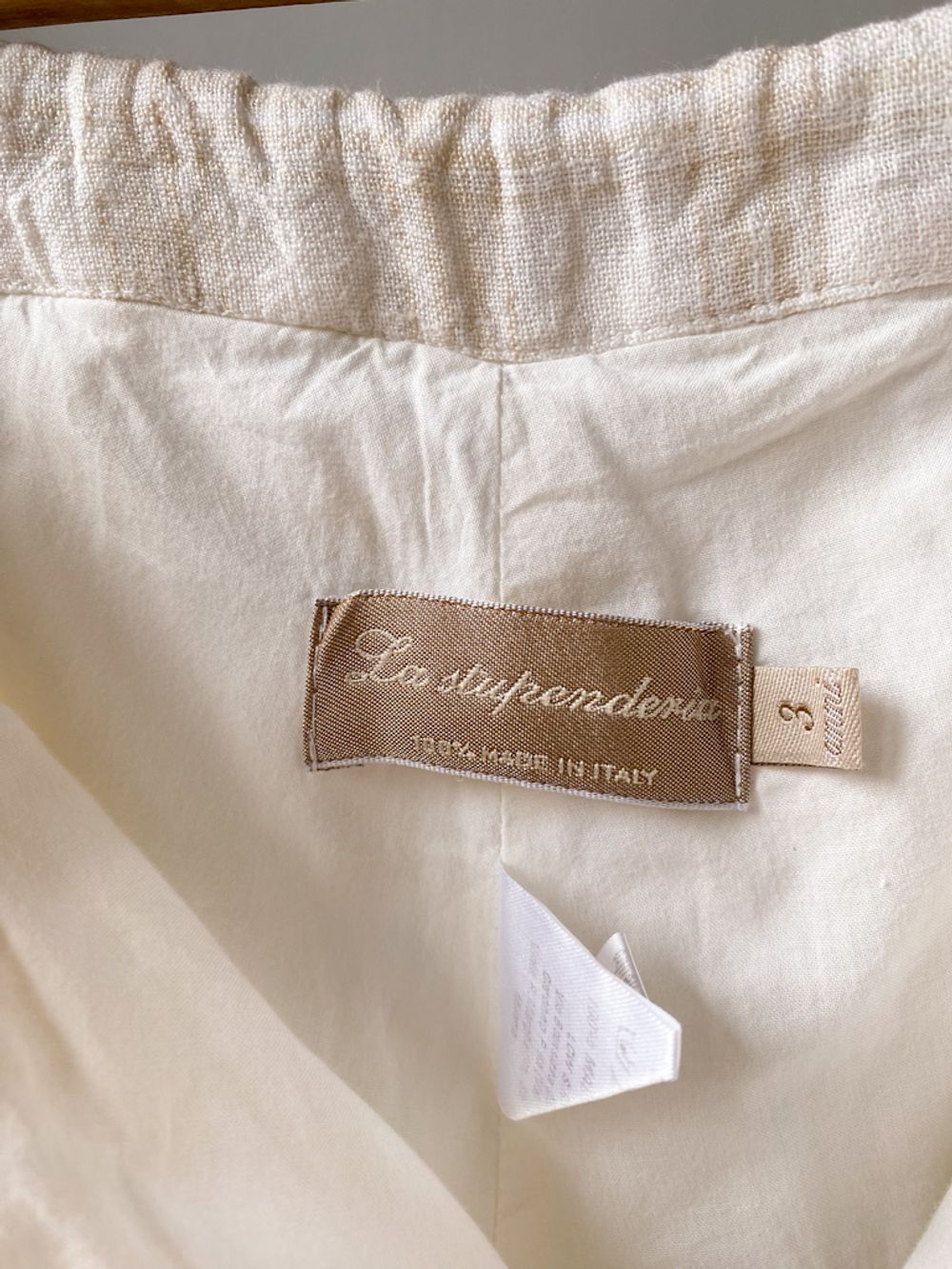 Льняные брюки La Stupenderia, 98