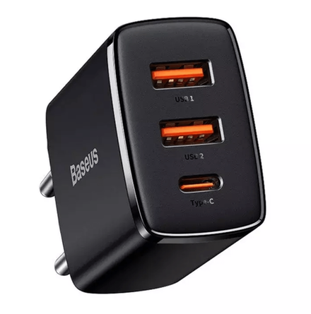 Блок питания Baseus Compact Fast Charger USB/USB-C 30W