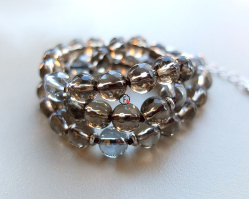 Чокер из раухтопаза (а-0478)