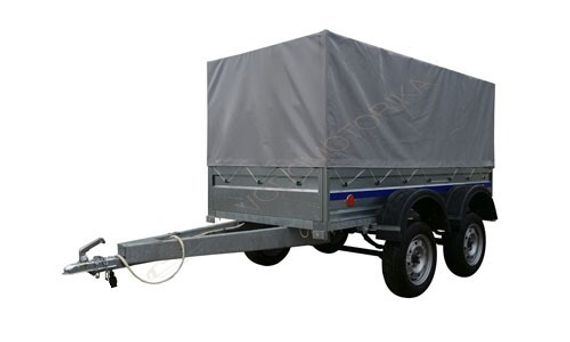 Прицеп Фаворит В 7135 2.56х1.3 низкий тент 0.3 м ( двухосный )