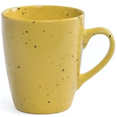 Кружка керамическая 360мл TRENDY желтая