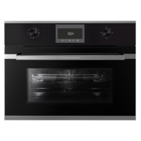 Компактный духовой шкаф с микроволнами Kuppersbusch CBM 6330.0 S3 Silver Chrome