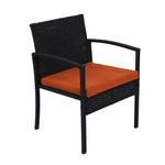 Набор мебели Бостон арт.SFS002 черный, оранжевый "Garden story"