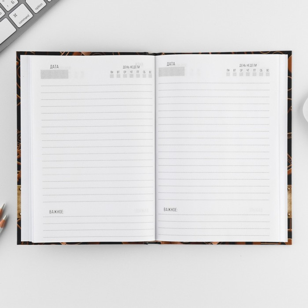 Подарочный набор «Настоящий мужик №1», ежедневник А5, 80 л в твердой обложке и ручка