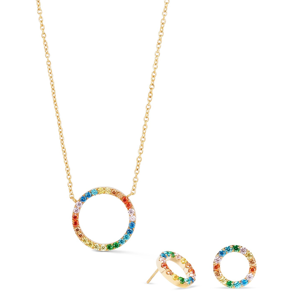 Колье Coeur de Lion Multicolour Gold 2057/10-1516