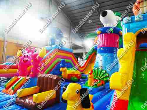 Большой батут "Инопланетянин", 22*10*9 м