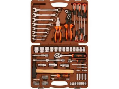 OMT77S Набор инструмента универсальный 1/4", 1/2"DR, 77 предметов