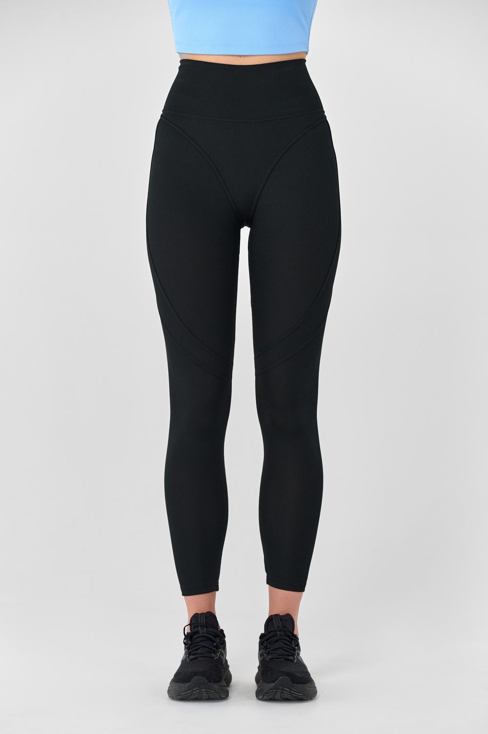 Леггинсы 7/8 завышенные с мягким поясом