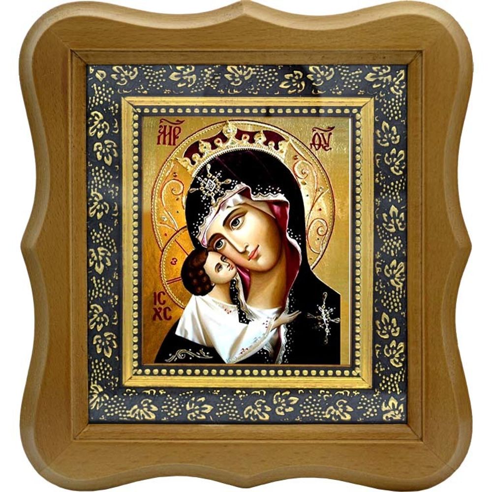 Игоревская икона Божьей Матери на холсте.