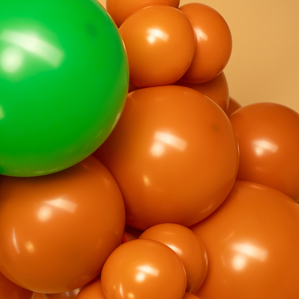 Шар 5" Оранжевый закат, Пастель / Sunset orange (062) Sp