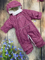 Комбинезон-трасформер детский 2в1 "Принц" , модель: 72-18 (Цвет: Т. брусника, Размер: 80)