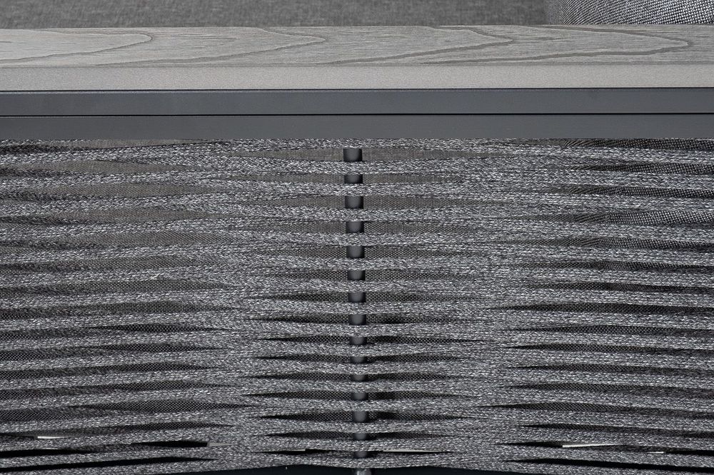 "Париж" модуль диванный левый, двухместный, цвет серый