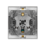 Розетка двойная с заземлением со шторками в сборе 16А 250В алюминий Inspiria Legrand