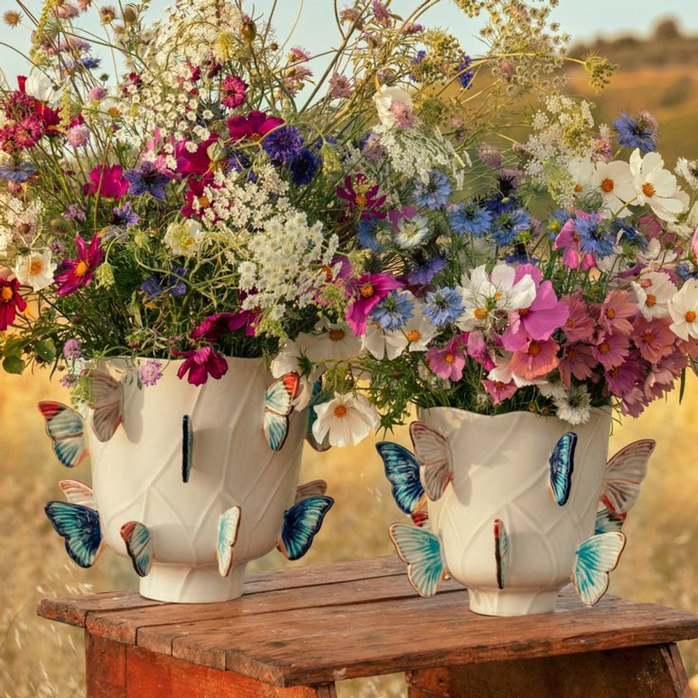 Ваза Cloudy Butterflies (29.5 см)