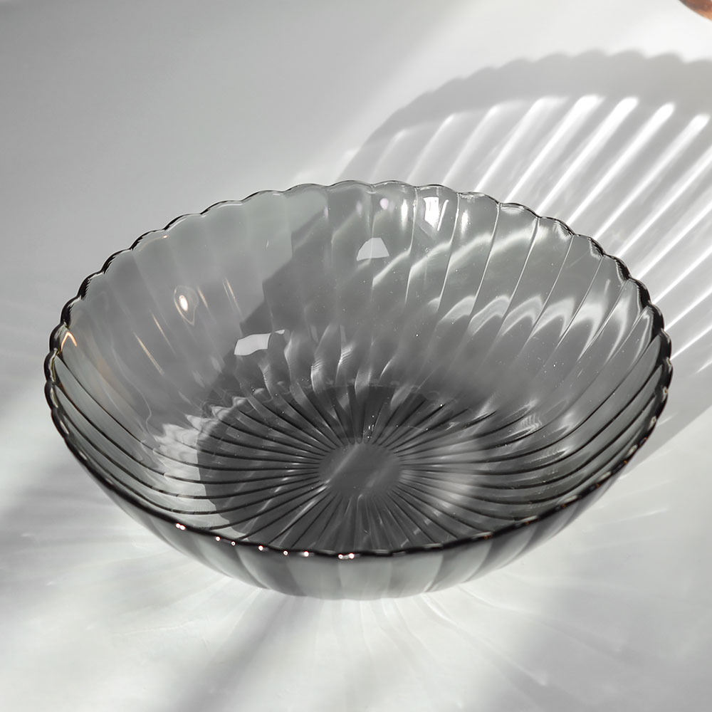 Тарелка суповая "Магия" 19,5см графит