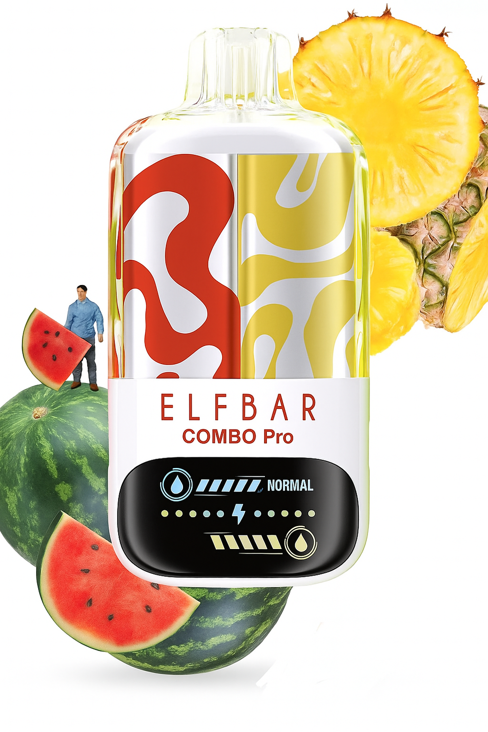 ELFBAR Combo Pro 30000 – Sour Watermelon / Pineapple (5% nic)