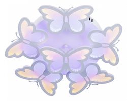 Накладной светильник Escada Butterfly 10205/5LED