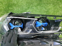Битая Фара правая BMW X5 G05 X6 G06 (18-23) Laser Black