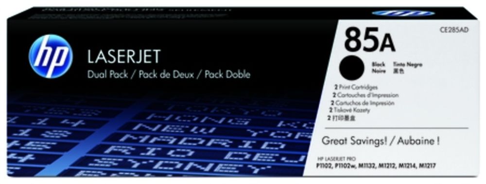 Картриджи HP CE285AD черный