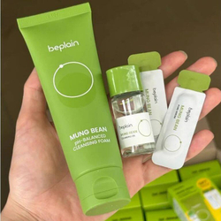 Beplain Mung Bean pH-balanced Cleansing Foam Set