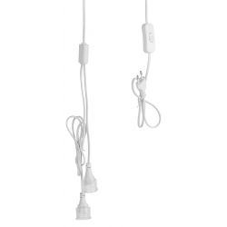 Патрон ЭРА FITO-Holder G13 IP65 mах Т8 для ламп FITO до 1200 мм 2хG13 с выключателем, вилкой 1.5 м