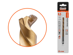 Сверло по металлу шестигр. 6.5х63х120 мм HSS-G TIN GEPARD