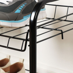 Полка для обуви, мет-л, 2 секц, 66х28х44 см, чер, Nika, ЭТ3/Ч