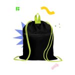 Мешок для обуви 1 отделение Berlingo "Digital style", 400*480мм, расширяющееся дно, светоотражающая лента, карман на молнии