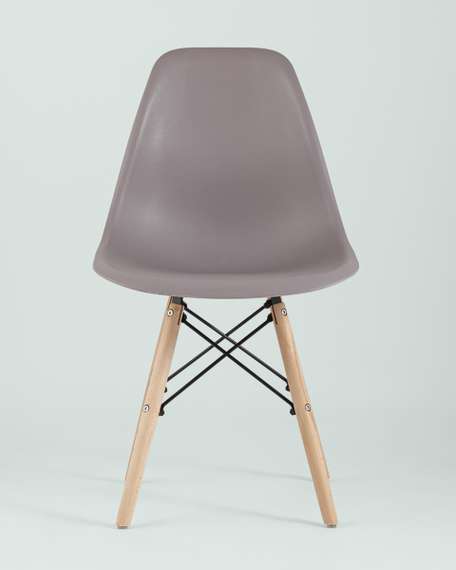 Стул Eames Style DSW темно-серый (разборный каркас)