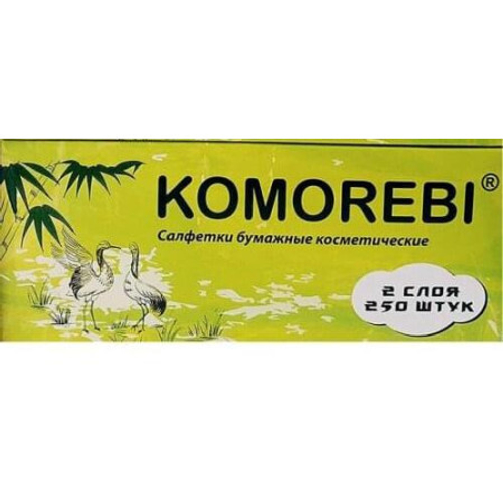 Комореби салфетки 250л, 2 слоя, 100% целлюлоза