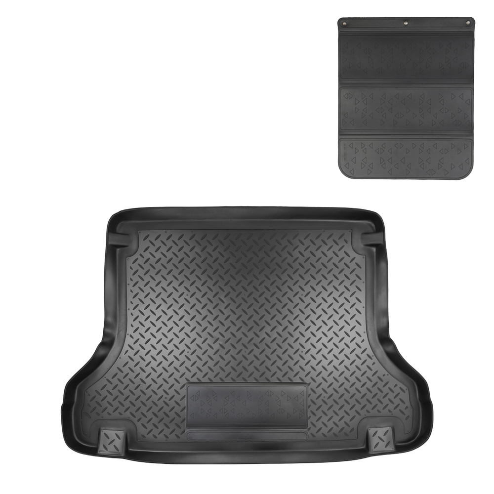 Коврик в багажник Norplast/Unidec для Chevrolet Lanos в кузове SD (1997-), Черный, арт.NPL-P-15-20-APP