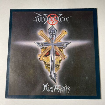 Винтажная виниловая пластинка LP Protector Misanthropy (Germany 1987) 45 RPM, Mini-Album