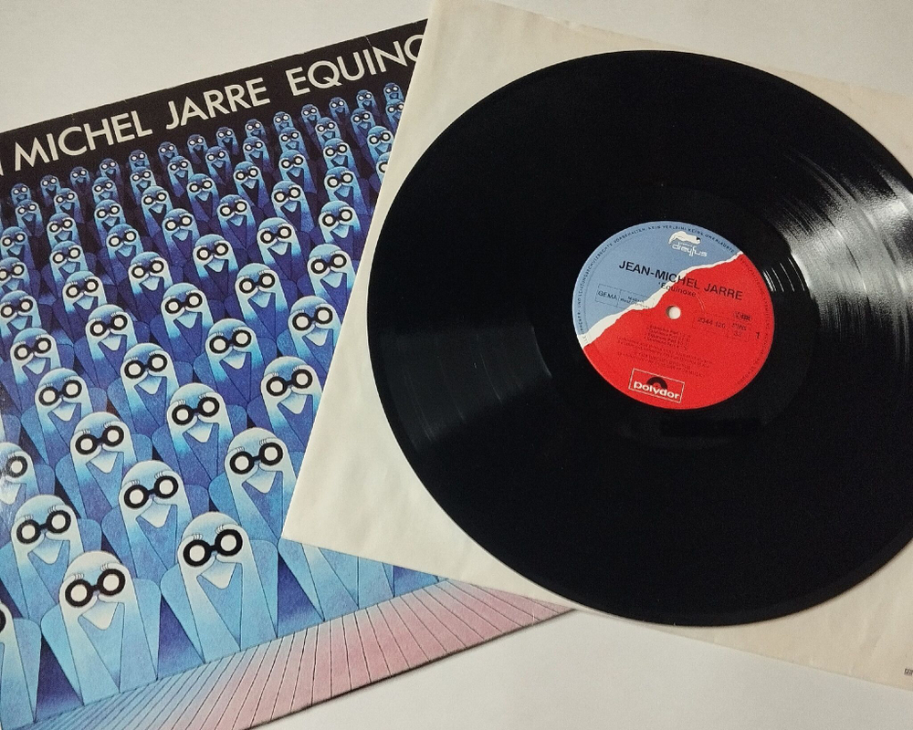 Винтажная виниловая пластинка LP Jean Michel Jarre Equinoxe (Germany 1978) Polydor
