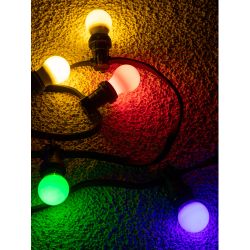 Гирлянда ЭРА ERABL-K30 уличная Белт Лайт набор 30 м шаг 50 см цоколь Е27 | Профессиональное праздничное и новогоднее освещение