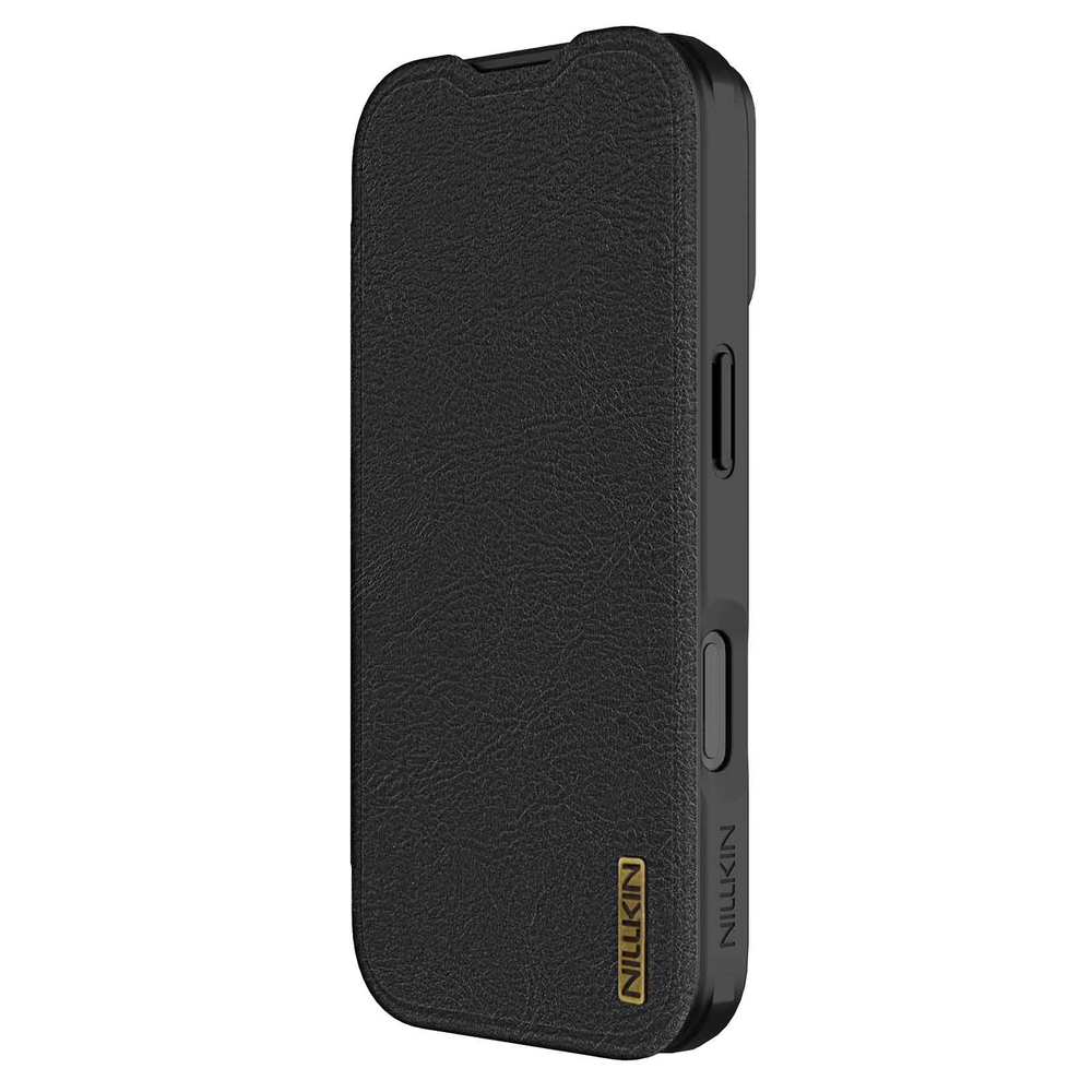 Кожаный чехол книжка для iPhone 17, серия Qin Pro Leather с обновленной сдвижной шторкой от Nillkin