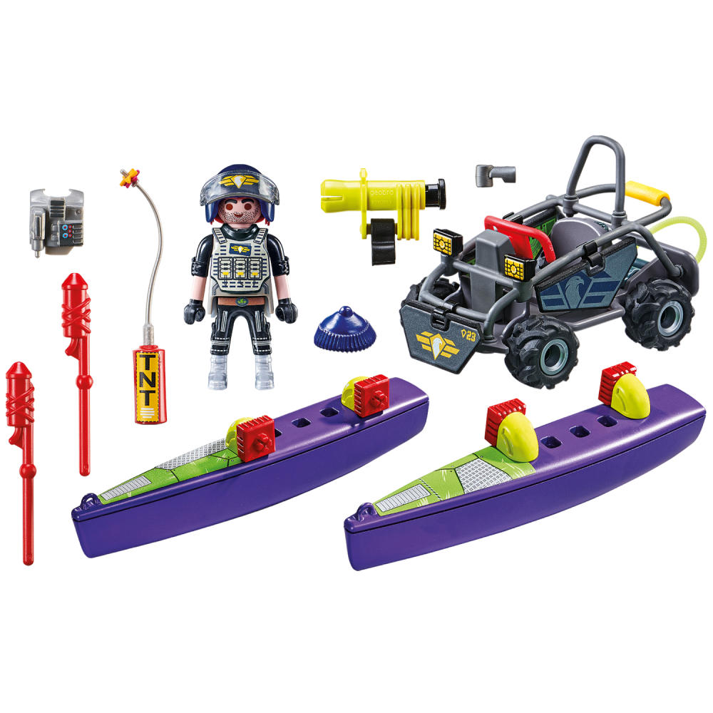 Playmobil - City Action Внедорожный квадроцикл спецподразделения 71147 / артикул   71147  / GTIN 4008789711472