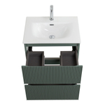 Тумба с раковиной подвесная BelBagno UNO-600-2C-SO-VO Еловый матовый, раковина белая BB-8099-60