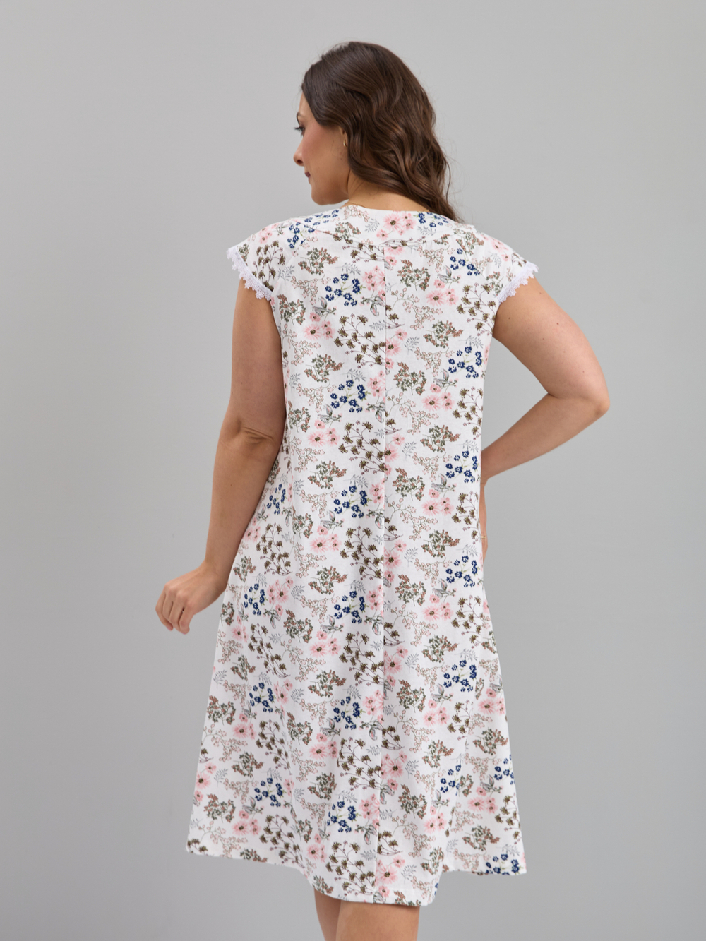 Ночная сорочка С-007/молоко-разнотравье