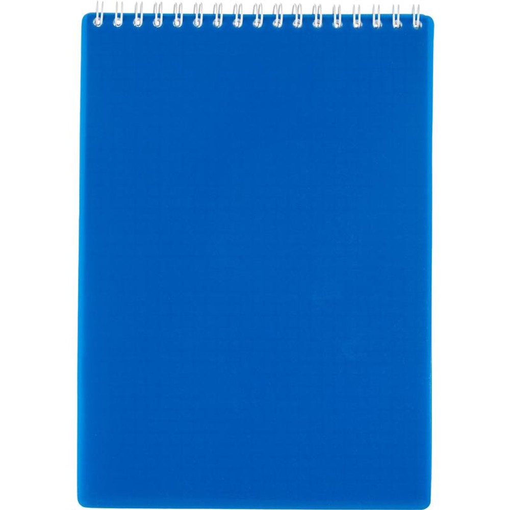 Блокнот Attache Economy А5 80 листов синий в клетку на спирали