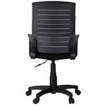 Кресло оператора Helmi HL-M16 R "Vivid", спинка ткань-сетка синяя/сиденье ткань черная