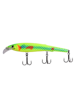 Воблер для троллинга (судак, щука, лосось) LureMax STINKA 110F MDR-230 12 г.,заглубление от 2-3,2м.