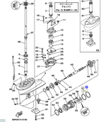 Кольцо уплотнит. Yamaha 25-70лс (оригинальный арт. 9321065M5000)