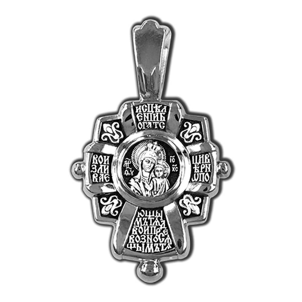 Господь Вседержитель и Табынская Божия Матерь. Православный крест.