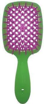 Расческа для волос JANEKE Superbrush Зеленый с фиолетовым