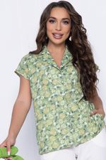 Блуза Мелита (зеленая) Б10801 LT Collection